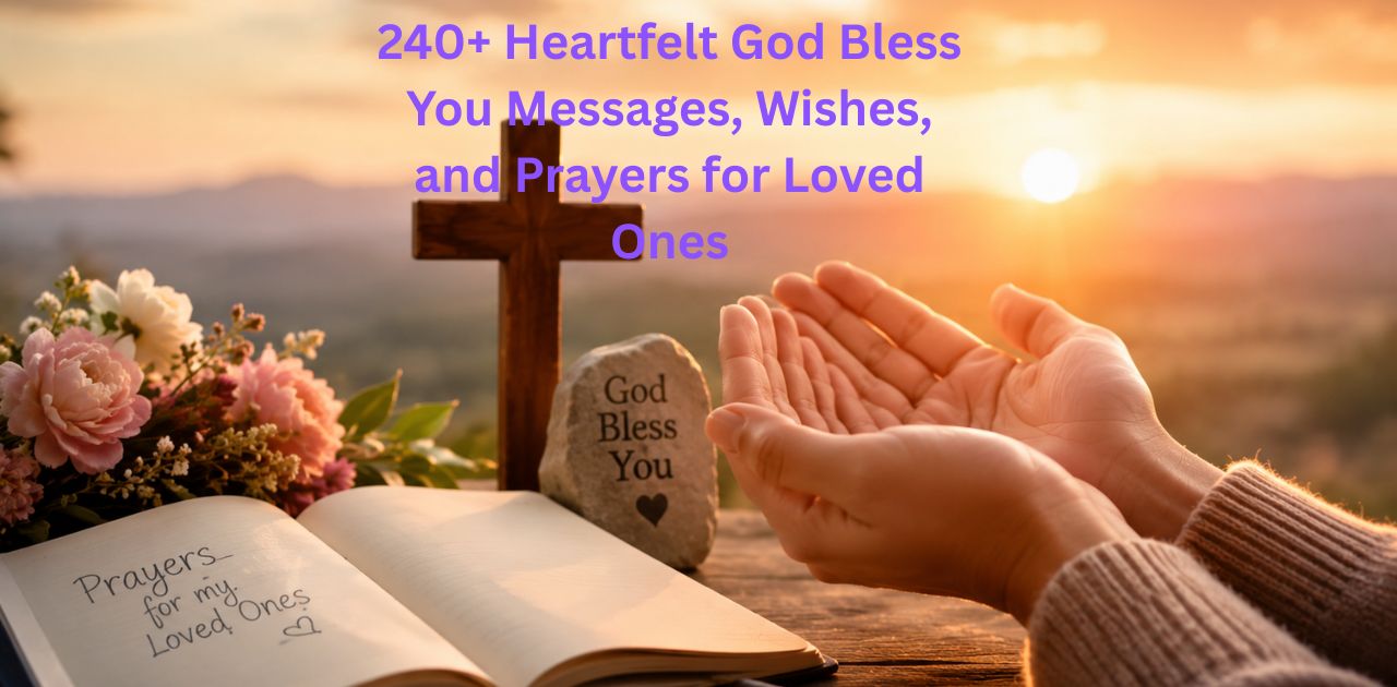 240+ heartfelt God bless you messages, wishes, and prayers for loved ones featuring God bless you messages for inspiration and blessings.