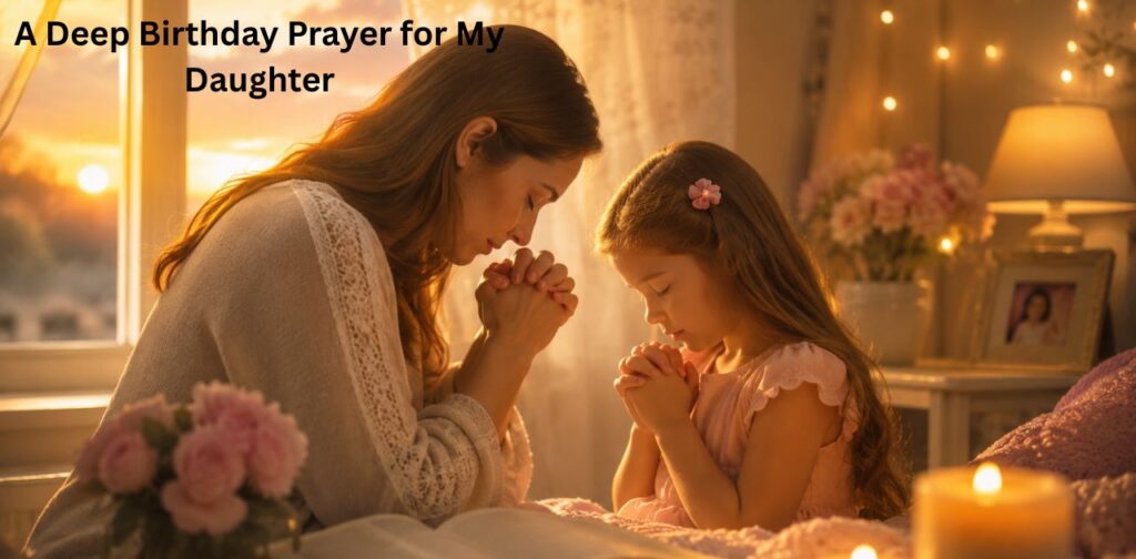 A Deep Birthday Prayer for My Daughter with heartfelt blessings, love, faith, and God’s protection.