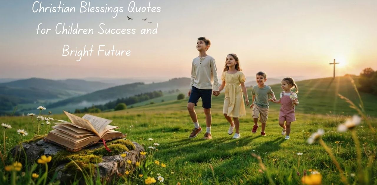 Christian Blessings Quotes for Children Success and Bright Future.