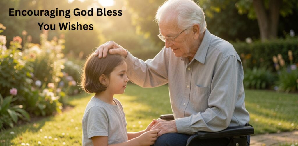 Encouraging God bless you wishes with uplifting messages of faith, hope, and blessings for loved ones.