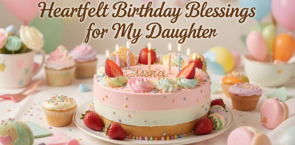 Heartfelt Birthday Blessings for My Daughter with love, faith, prayers, and God’s guidance for her life journey.