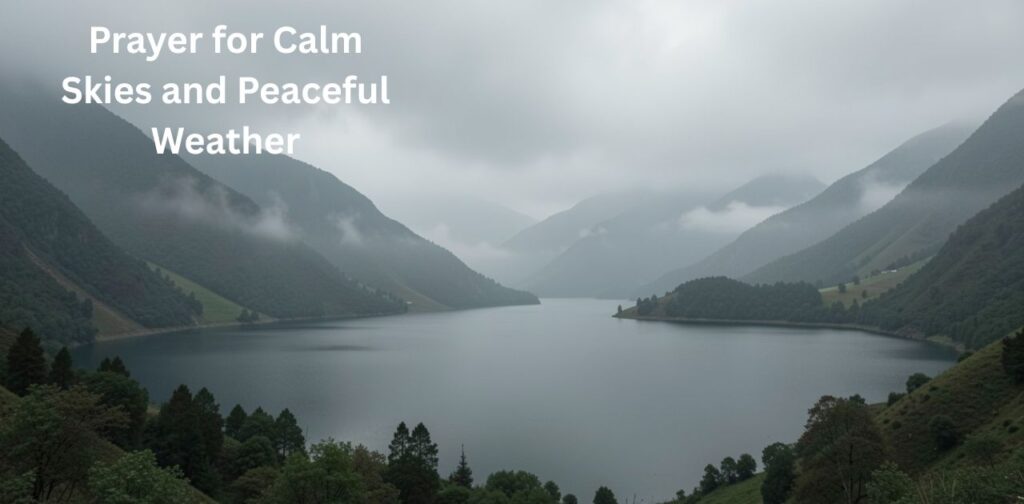 Summer Prayers for calm skies, peaceful weather, and divine protection.