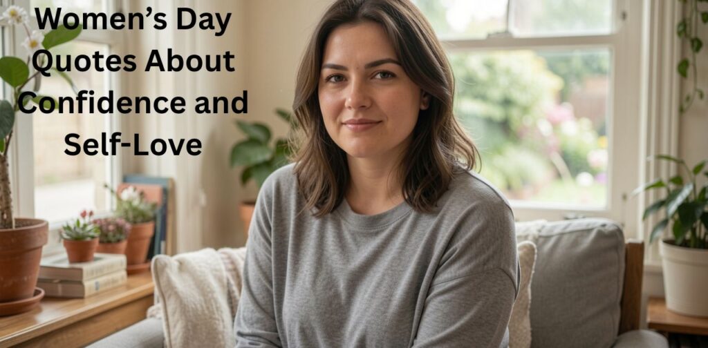Inspirational Women’s Day Quotes about confidence and self-love promoting inner strength, self-worth, and women empowerment