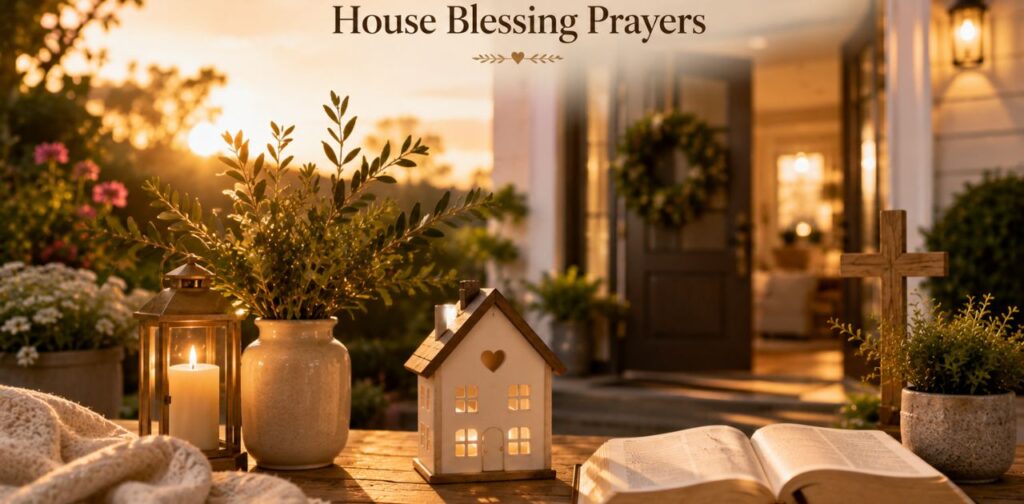 House Blessing Prayers with Christian House Blessings asking God for peace, protection, love, and guidance in every home.