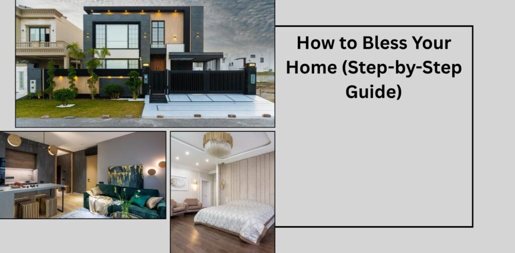 Step-by-step guide to House Blessings with a House Blessing Prayer, Bible reading, and home dedication for God's peace.
