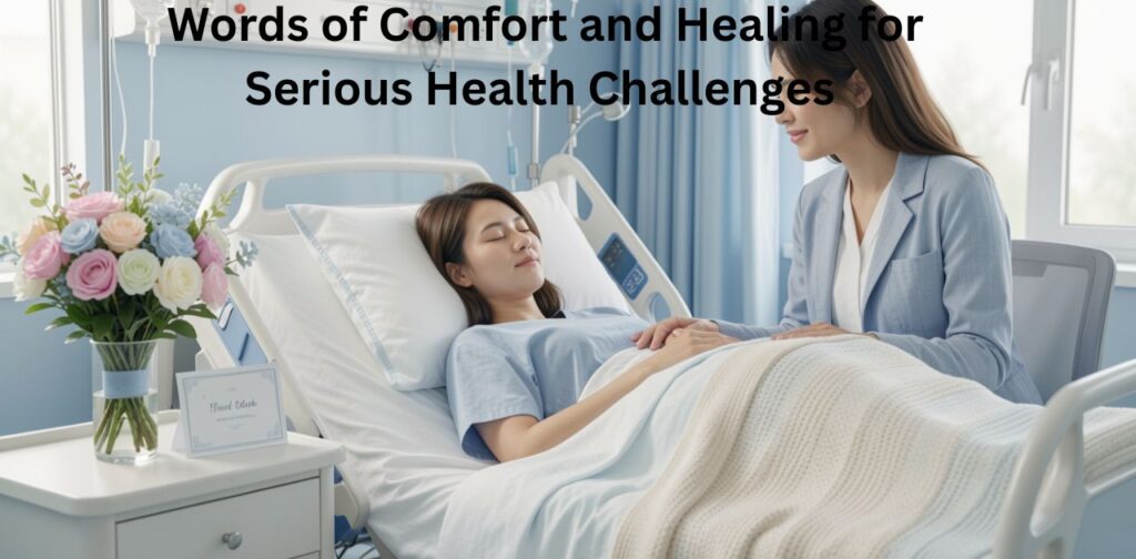Comforting Get Well Soon Blessings for serious illness and healing.