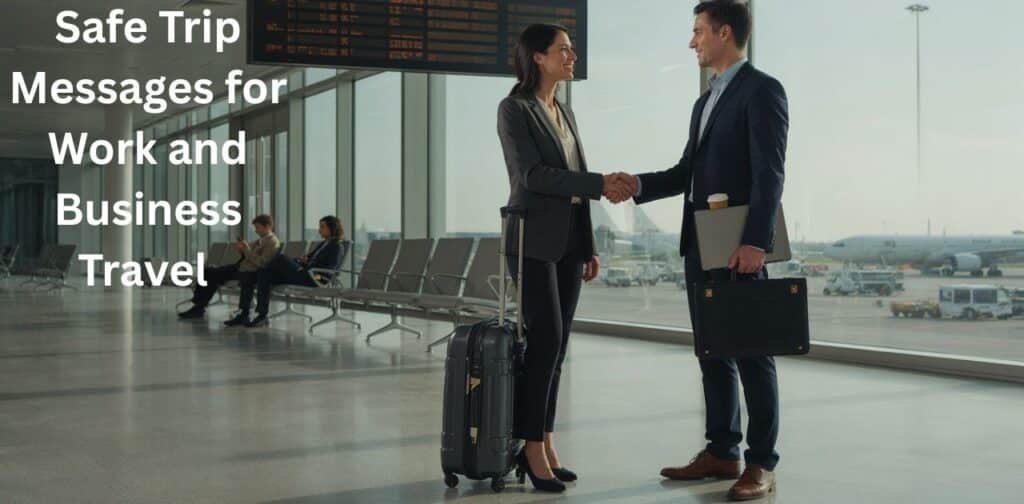 Safe Trip Messages for Work and Business Travel wishes.